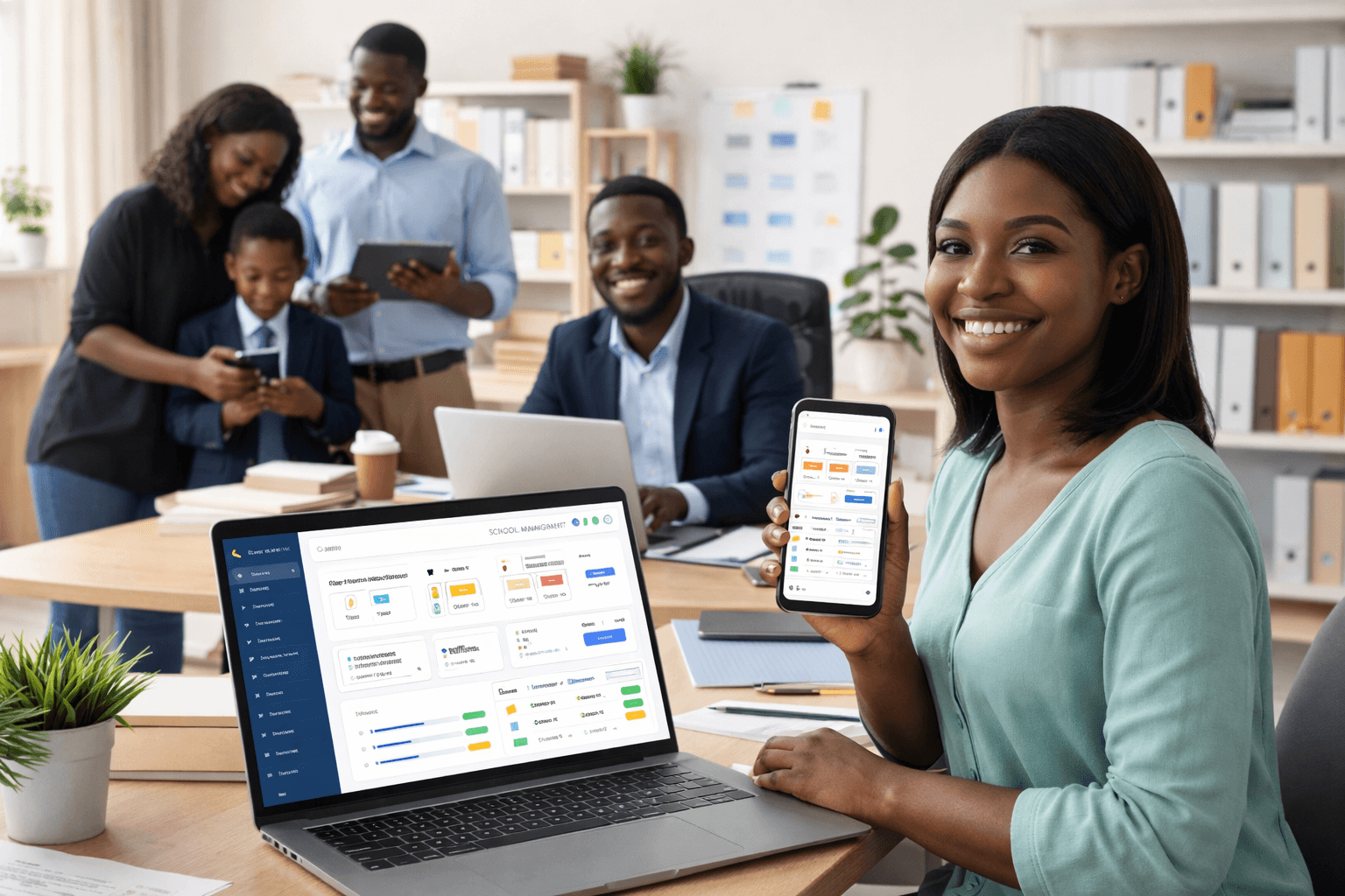 SchoolManager Online dashboard